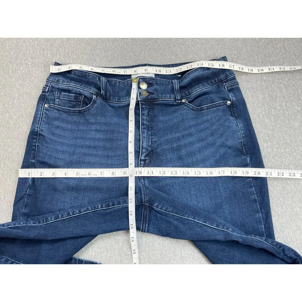 Lane Bryant Jeans Women‎ 16 Cotton Blend Stretch High Rise Straight